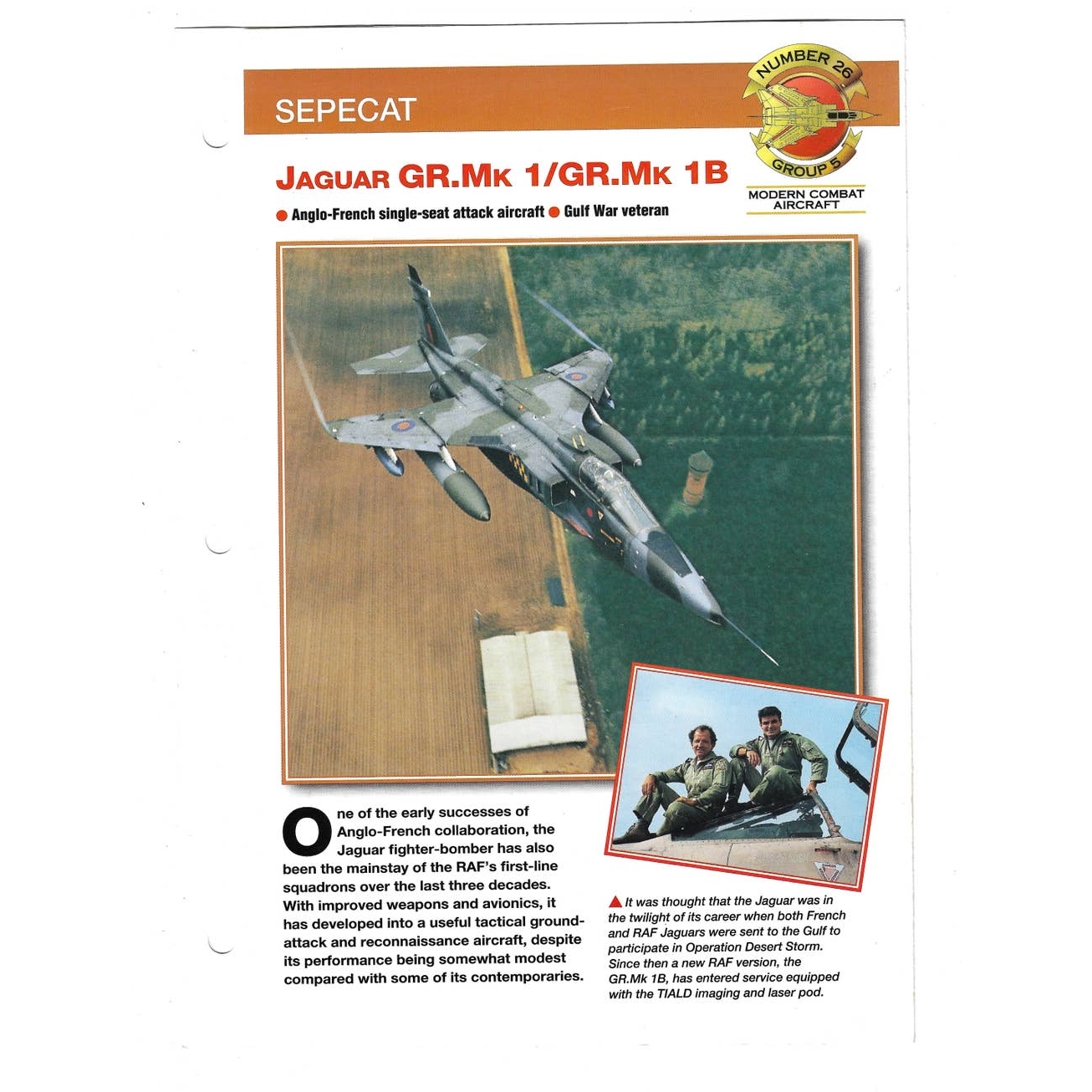 IXO - Avions de chasse Sepecat Jaguar GR.Mk1, F-100D Super