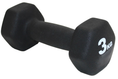 3 kg HEX Hantel gummiert HEXAGON KURZHANTEL Vinyl Fitness Gymnastik Gewicht Guss