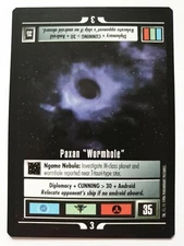 Star Trek CCG 1E - Paxan "Wormhole" - Rare (ST 1E 3 R 43) Q-Continuum (QC)