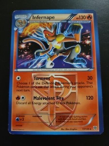Pokemon TCG Card 2012 Plasma Storm - Infernape 17/135