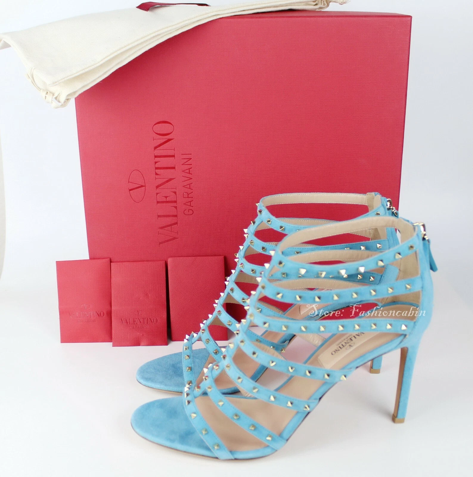 NUOVI sandali Rockstud scamosciati VALENTINO GARAVANI feste matrimoni e vacanze 39 euro