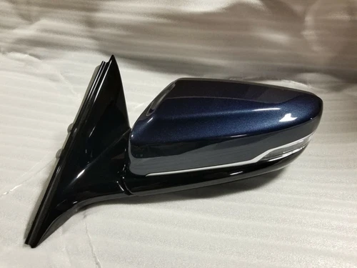 New OEM BLUE METALLIC Driver Mirror Fits 2016-2020 Cadillac CT6 23409820  11 PIN