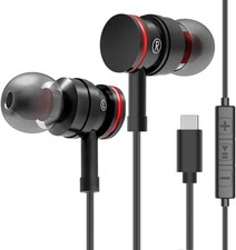 CKLYYL-M-46-C/USB C Earbuds Headphones Bass Stereo Earphones IL/RT6-19301-M-...