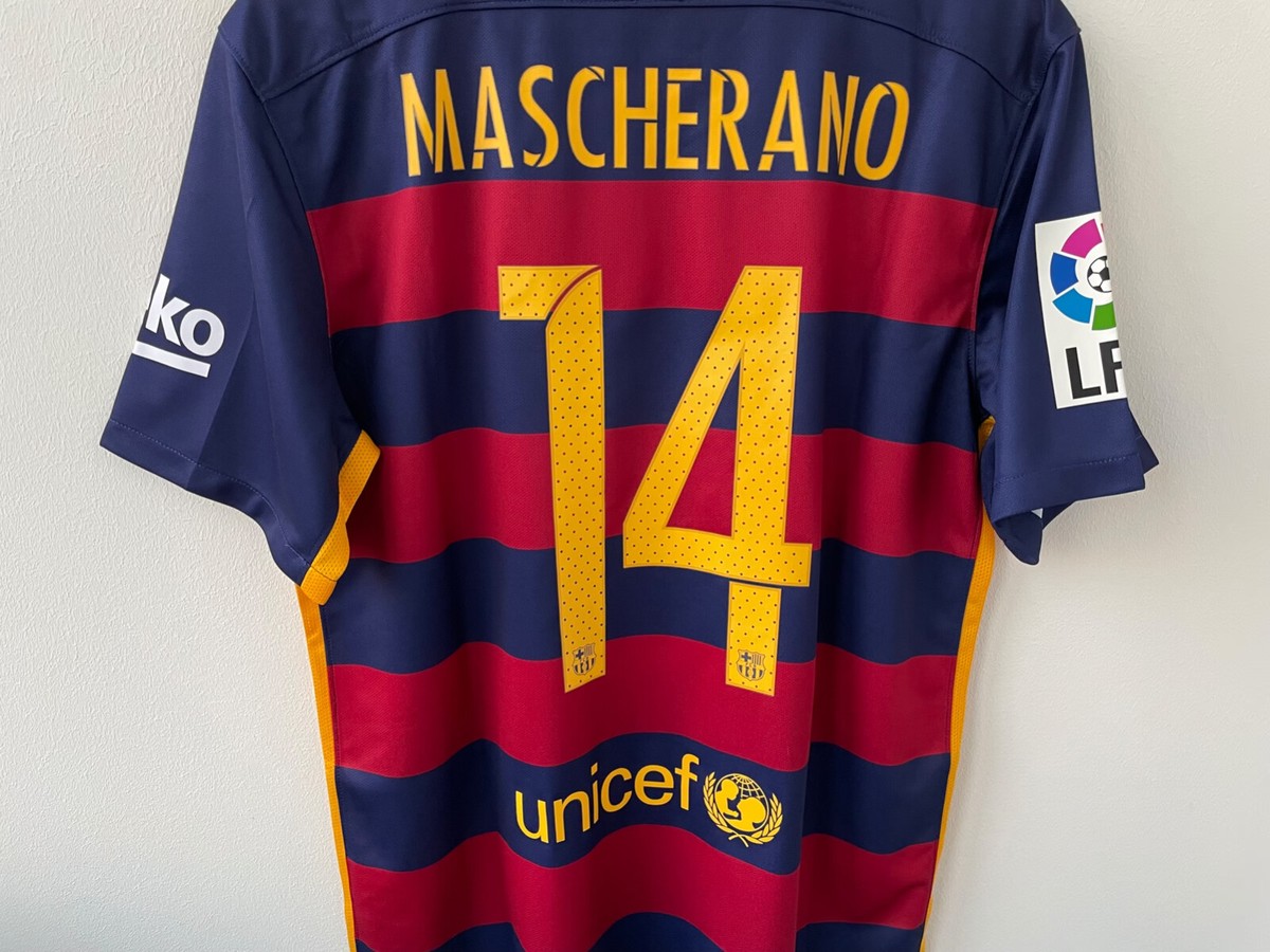 PLAYER ISSUE FC BARCELONA 2015/2016 HOME FOOTBALL SHIRT JERSEY