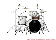 Mapex Saturn Evolution Hybrid Polar White Lacquer Drums 20x16,12x8,14x14 Dealer