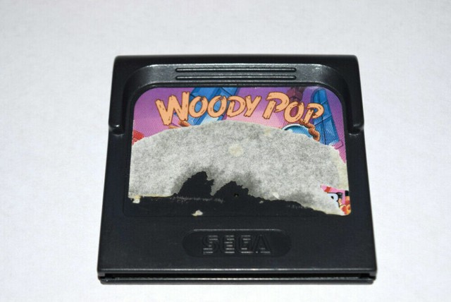 Jeu Woody Pop Sega Game Gear - Bon état - Console Non Zonée