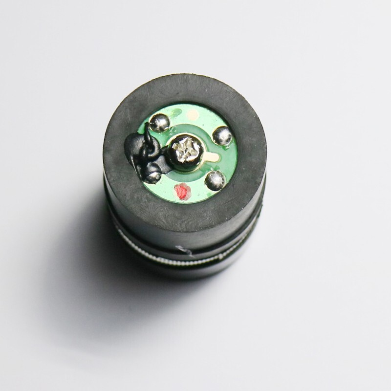 2x Cartucce Microfono Dinamico In ABS | Ricambio Per Testa Microfono Wireless Con Attacco Universale