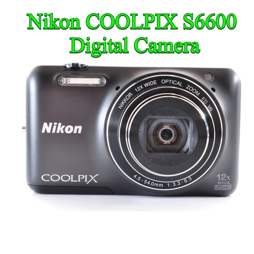 Nikon COOLPIX S6600 Digital Camera 16.0MP Built-in Wi-Fi with