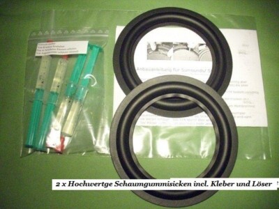 Lautsprecher Technik - Infinity Kappa 100 Lautsprecher Sicken Reparatur Set - 4 Stück Sicken Für Tieftöner