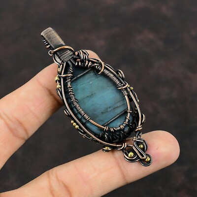 Buy Tree of Life Labradorite Pendant Copper Wire Wrapped Pendant