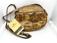 Patricia Nash Chania Metallic Bronze Leather Crossbody Bag msrp 129 NWT
