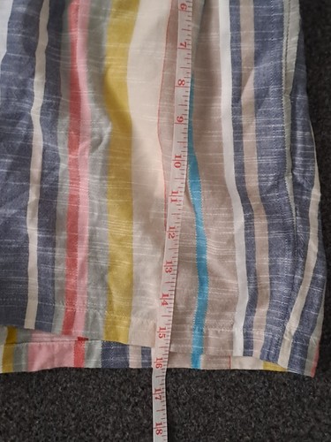 Women's Multicoloured Cotton Shorts Size 12 Papaya - Picture 5 of 9