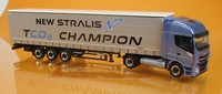Herpa 312271 Iveco Stralis Np 460 PL-SZ New Stralis TCO2 Champion, 1:87, Neu Lkw
