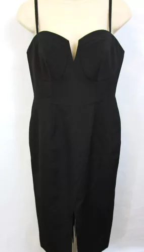 YUMI KIM Show Shopper Midi Pencil Dress Size Medium Little Black Dress LBD