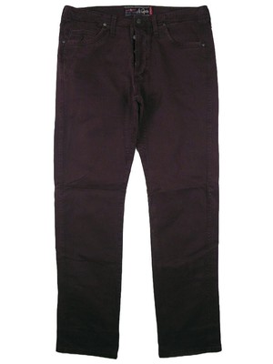 Pantaloni Jeans uomo JAGGY McQueen Tg W 34 IT 48 Bordeaux Cotone Gabardine  | eBay