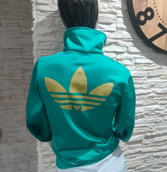 Adidas Originals Firebird Track Jacket Turquise Gold Trefoil
