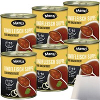 Menzi Rindfleisch Suppe Stark Konzentriert 1:10 6Er Pack 6X800G Dose Usy Block