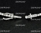 18k Solid White Gold ladies Diamond tennis bracelet  luckyhhhjewelry 2.75 ct — photo 3