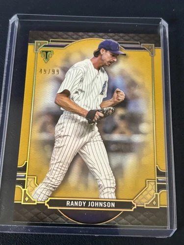 2021 Topps Triple Threads Gold /99 Randy Johnson #51 HOF