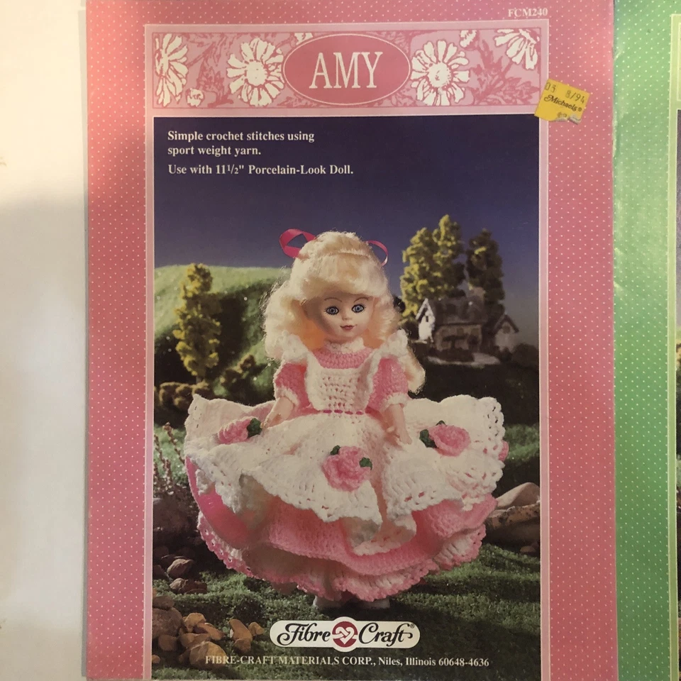 4 Crochet Patterns: Annabelle, Marissa, Amy, Erin - Image 4 of 4