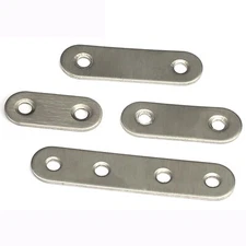 Stainless Steel Repair Plate Flat Straight Fixing Mending Corner Brace Bracket