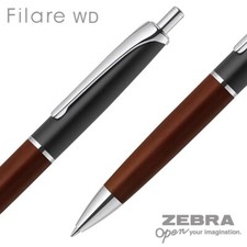 Bolígrafo ZEBRA Filare WD tinta de emulsión de madera natural clic 0,7 mm hecho en Japón