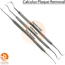 Dental Tartar Calculus Remover Plaque Jaquette Scaler Sickle,Tooth Scraping Tool