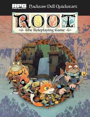 ROOT RPG Game Leder Games FREE RPG DAY FRPG 2023 Hacksaw Dell Quickstart