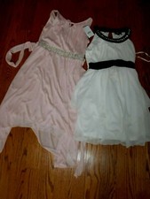 NWOT Girl's My Michelle Crystal Doll Flowy Sleeveless DRESSY Dresses Sizes 10