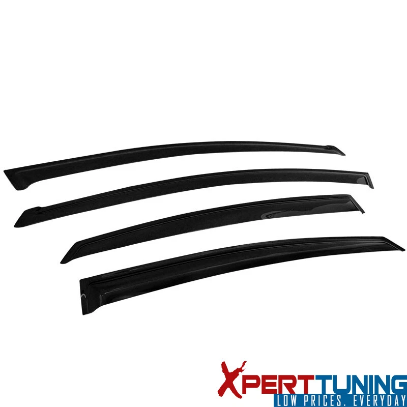 Se adapta a viseras de ventana Hyundai Sonata 11-14 protector de lluvia 4 piezas acrílico Foto 2 de 3