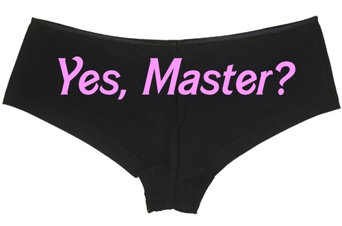 JA MASTER Daddy? ddlg bdsm gehorsam unterwürfig Boyshort Unterwäsche sexy Höschen - Bild 14 von 23
