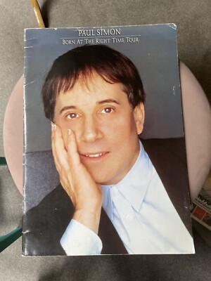 PAUL SIMON BORN AT THE RIGHT TIME TOUR CONCERT PROGRAM 1991