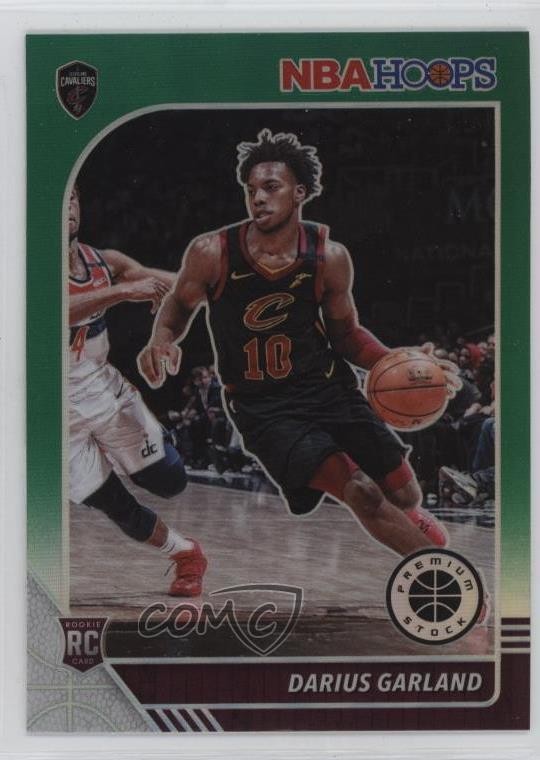 2019-20 Panini NBA Hoops Premium Stock Green Prizm Darius Garland #251 19b1