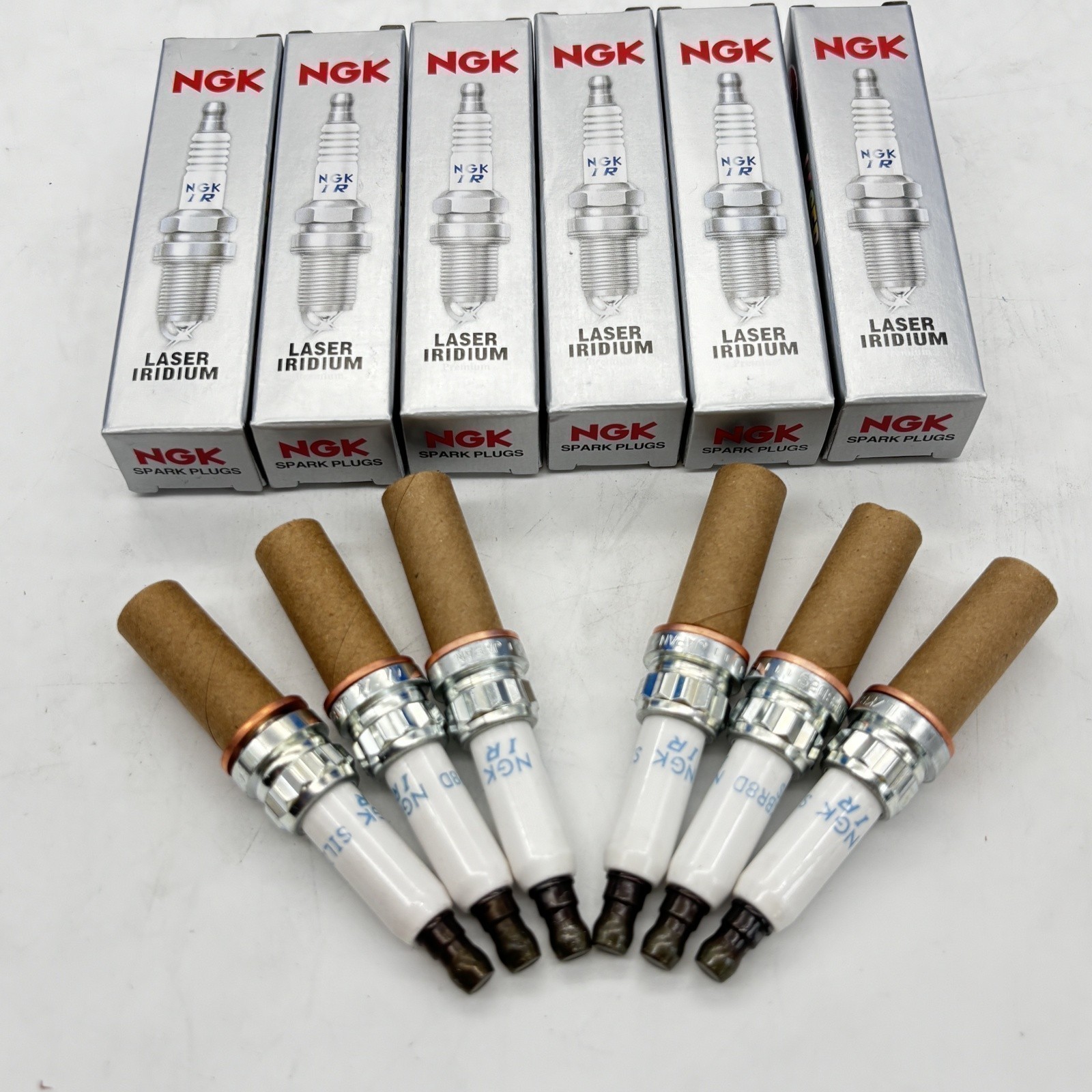 6x NGK Laser Iridium two step colder spark plugs for BMW N54 3.0L 135i 335i 535i