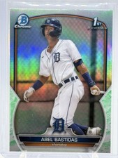 2023 Bowman - Chrome Prospects Abel Bastidas #BCP-113 Lunar Glow Refractor (RC)