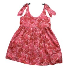 GAP Dress Womens Medium Bloomcore Festival Beachy Coastal Vacation Travel AOP