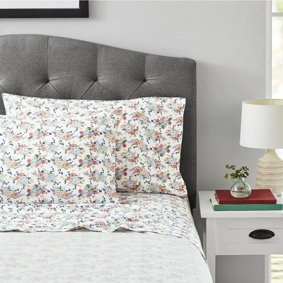 300 Thread Count, Cotton Blend, Percale, Easy Care,Sheetset,Twin/Twin XL - Image 2 of 4