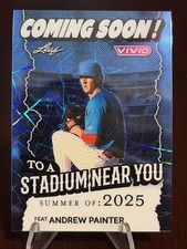 2025 Leaf Vivid Baseball ANDREW PAINTER COMING SOON!  1/1 PHILLIES