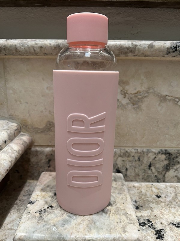 Dior Glass Bottle Pink Star Silicone Beauty Promo Luxury Slightly Used
