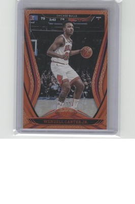 2020-21 Panini Certified #82 Wendell Carter Jr. Mirror Orange #/99 B30R1C16