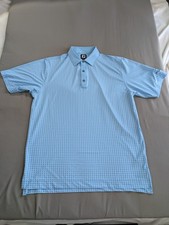 Camisa Polo FootJoy Para Hombres Grande Azul Paisley San Luis Obispo Country Club Golf