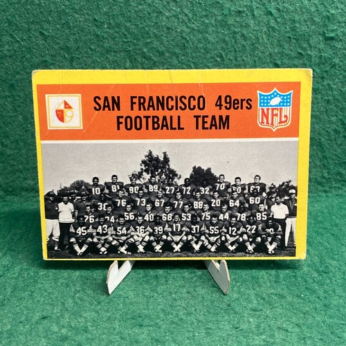 San Francisco 49ers [Team Card] #169 1967 Philadelphia card