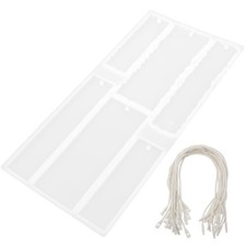 Creative Bookmark Mold with 20 Ropes Craft Making DIY Silicone Epoxy Mold