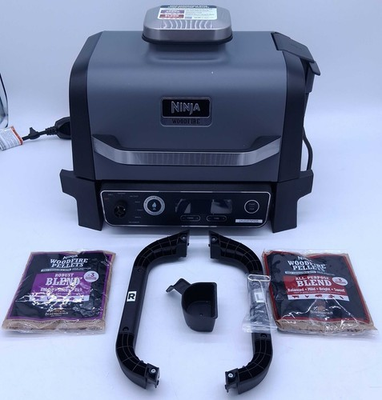 #ad #ad Ninja Woodfire ProConnect XL 7 in 1 Grill Smoker OG900 AS IS FOR PARTS $244.95