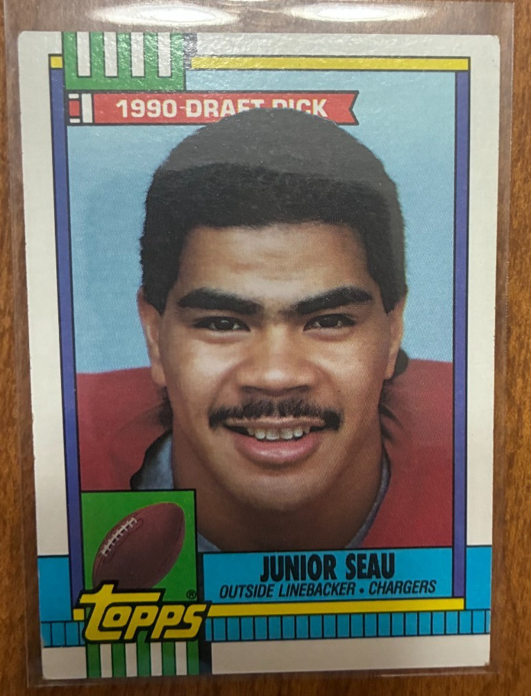 1990 Topps Junior Seau Rookie card