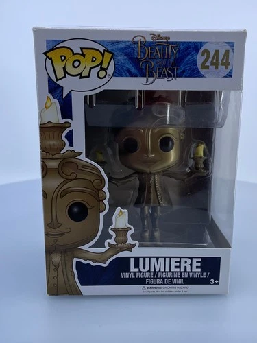 Funko POP! Disney Beauty and The Beast Lumi?re #244 Vinyl Figure DAMAGED BOX
