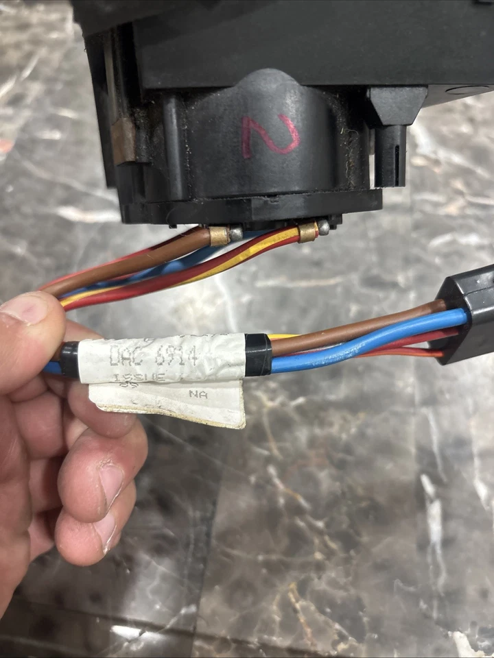 88-91 Jaguar XJS Headlight Lamp Control Dash Switch Panel Bracket OEM DAC6914 - Image 4 of 4