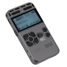 64GB Rechargeable LCD Digital Audio Sound Voice Recorder Dictaphone MP3 Player