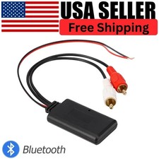Car Audio Stereo Bluetooth AUX Receiver Module 2 RCA Interface Cable Adapter
