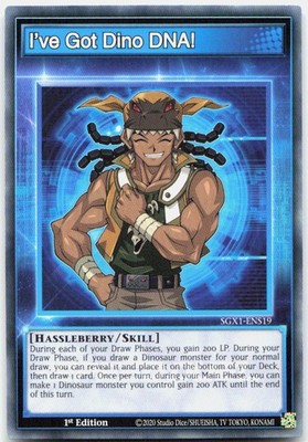 I've Got Dino DNA! 1st Edition Common GX: Duel Academy Box SGX1-ENS19 LP